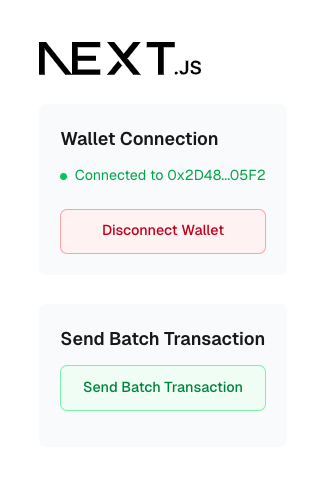 SDK send batch transactions button